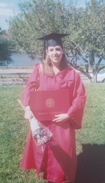 Sepper at her graduation in 2002.