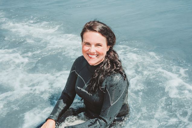Sarah Davies studies coral reefs