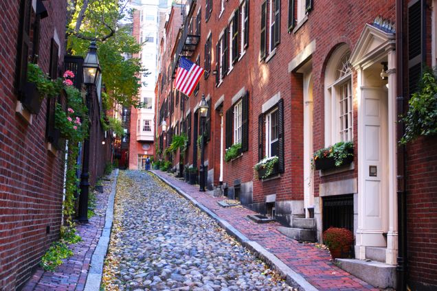 Beacon Hill, Boston.