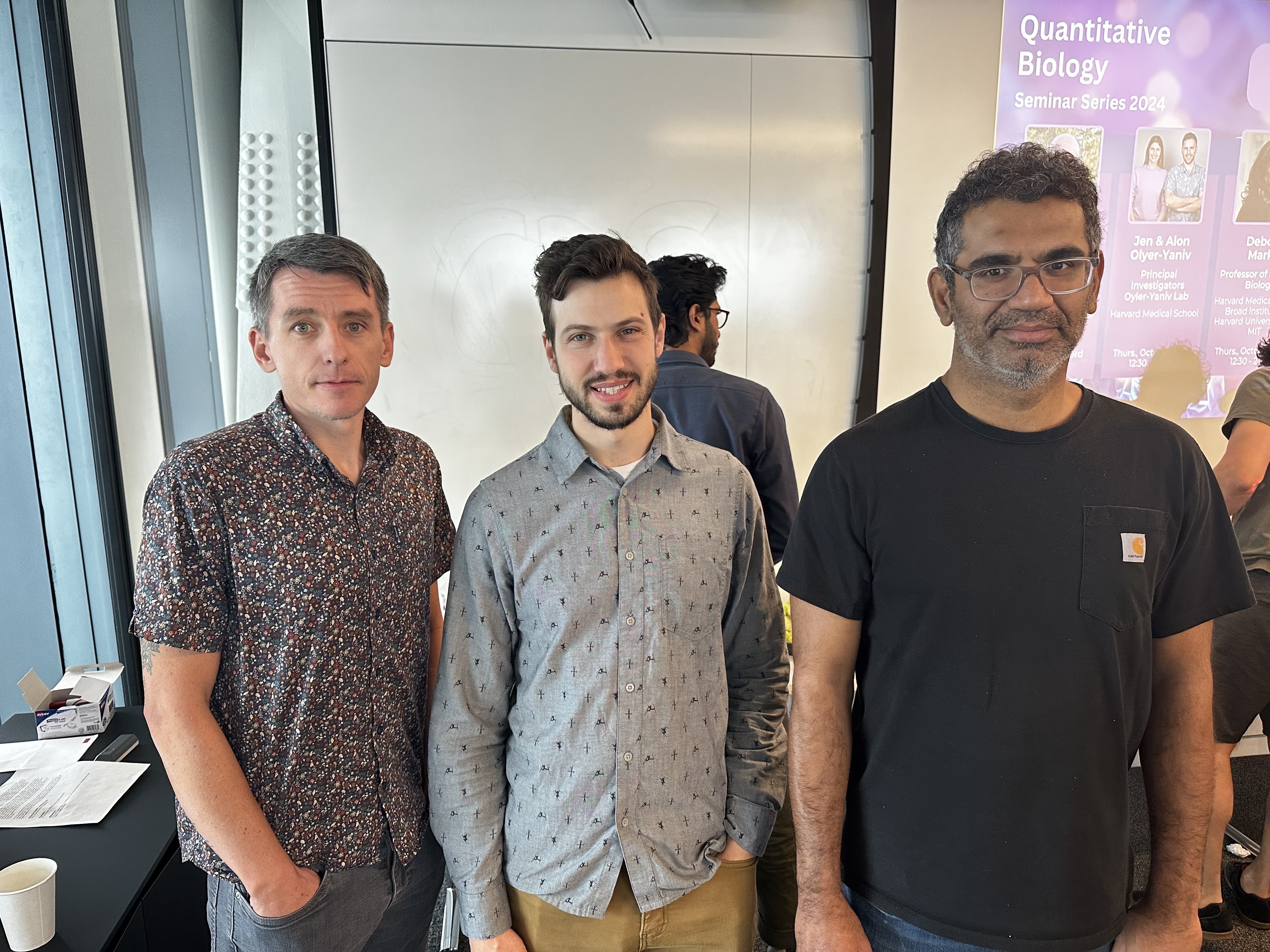 Quantitative Biology Seminar Series Fall 2024 Reception Photo