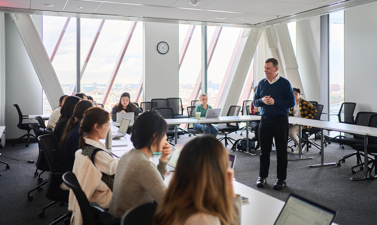Classroom photo, BU Faculty of Computing & Data Sciences