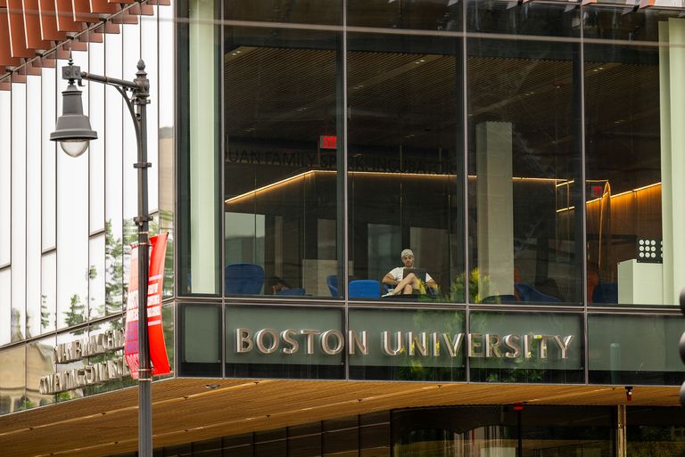 Photo of the Boston University Duan Family Center for Computing & Data Sciences second floor front exterior