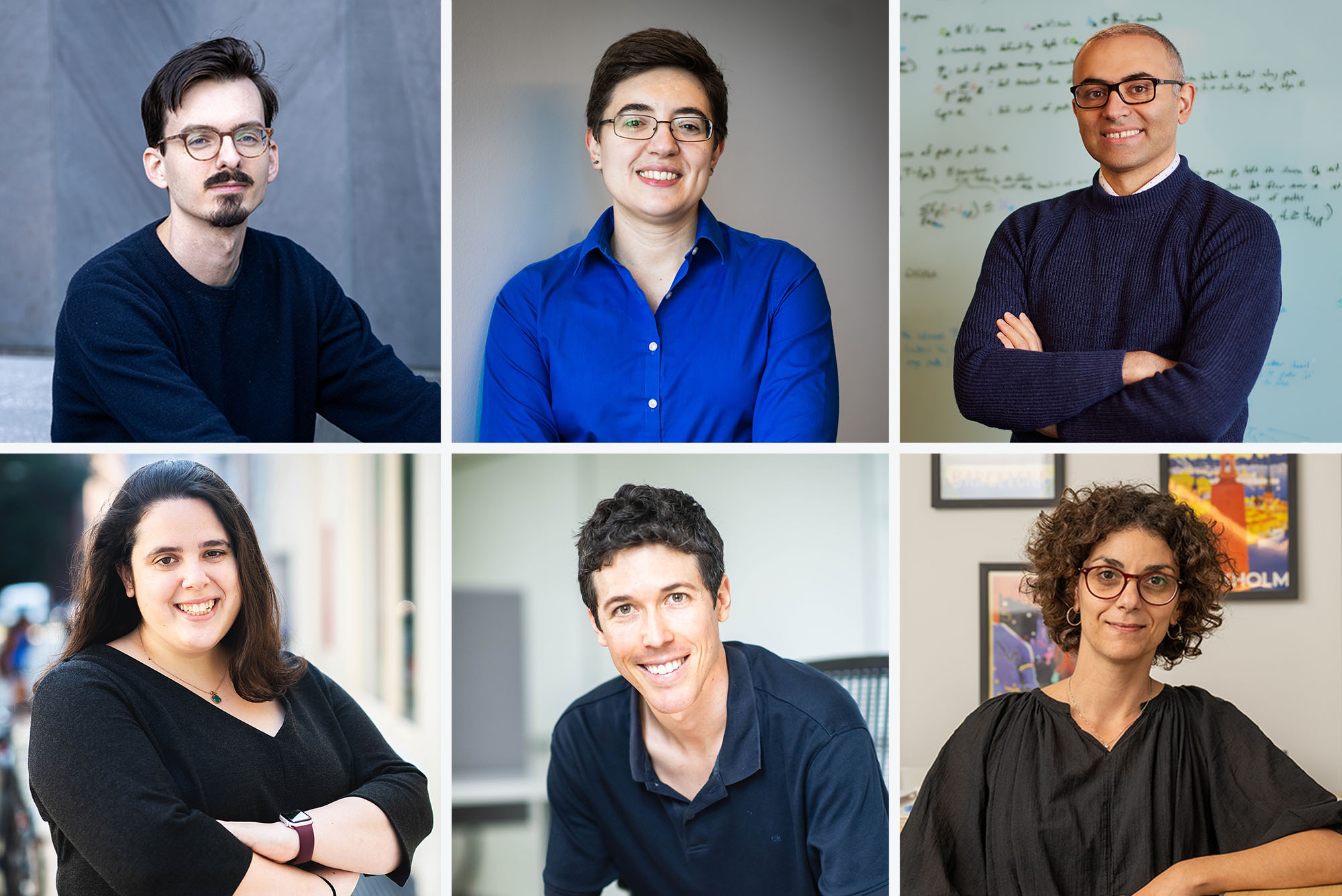 Photo collage of Faculty member headshots from Boston University, including Kira Goldner from the Faculty of Computing & Data Sciences
