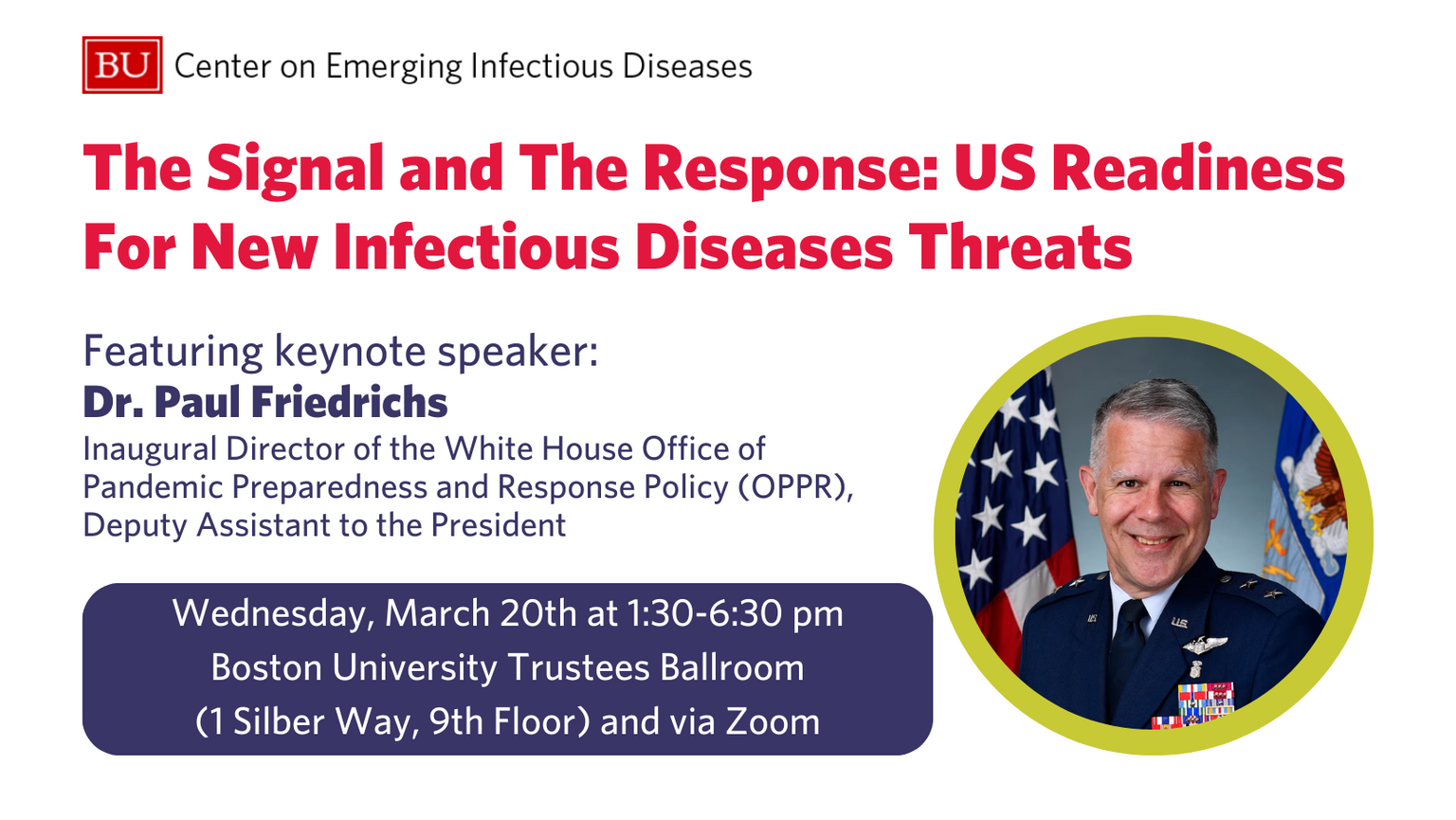 The Signal and The Response US Readiness For New Infectious Diseases