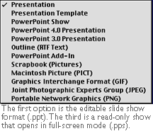 Saving Presentation