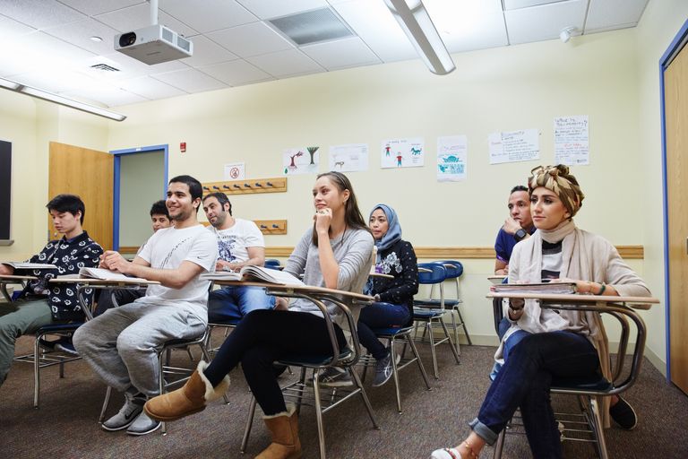 Photo of CELOP students in classroom