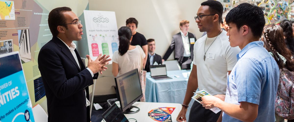 CELOP students at a professional fair