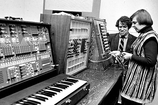 electronic music lab then