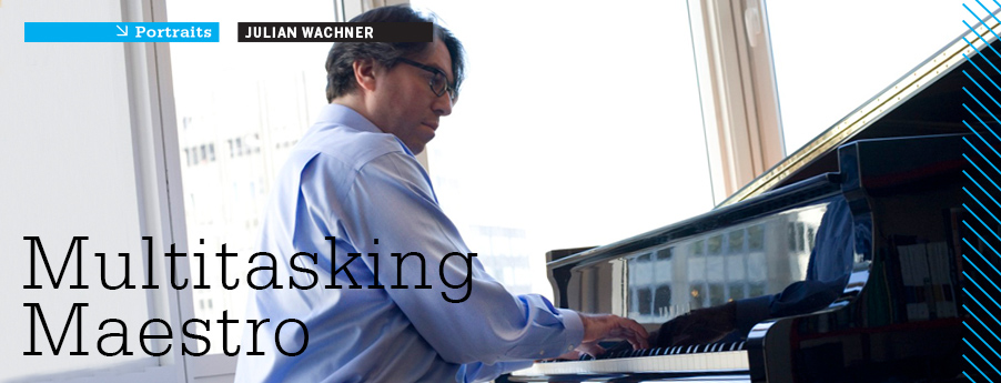 Portraits: Julian Wachner  |  Multitasking Maestro