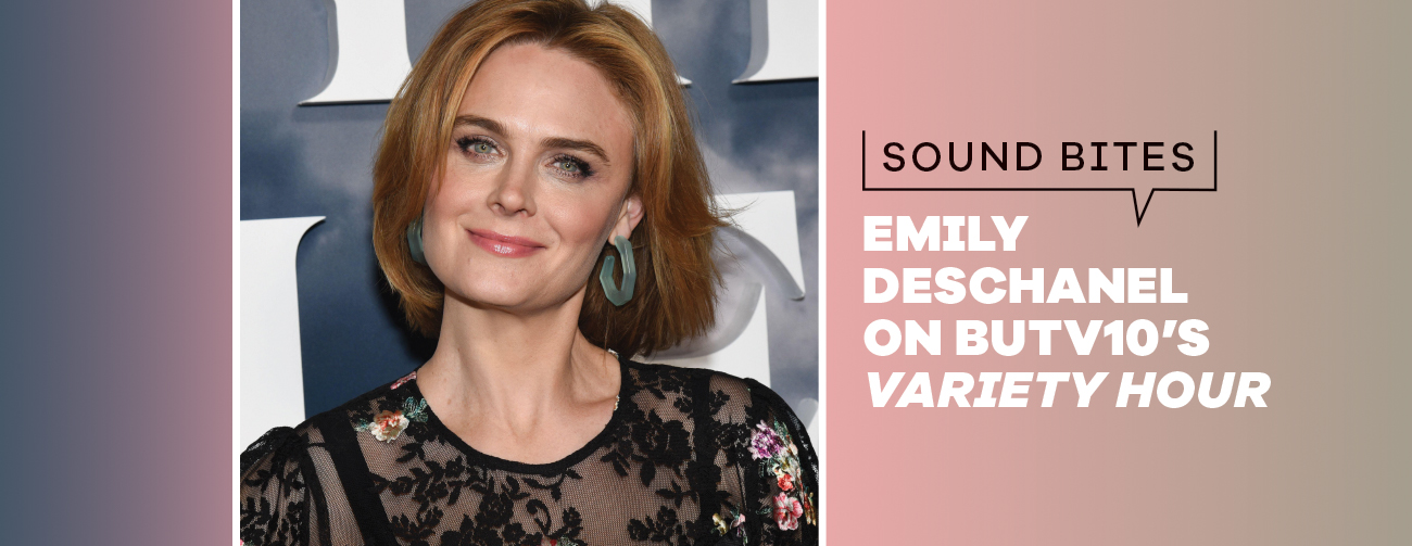 Emily Deschanel Sound Bites