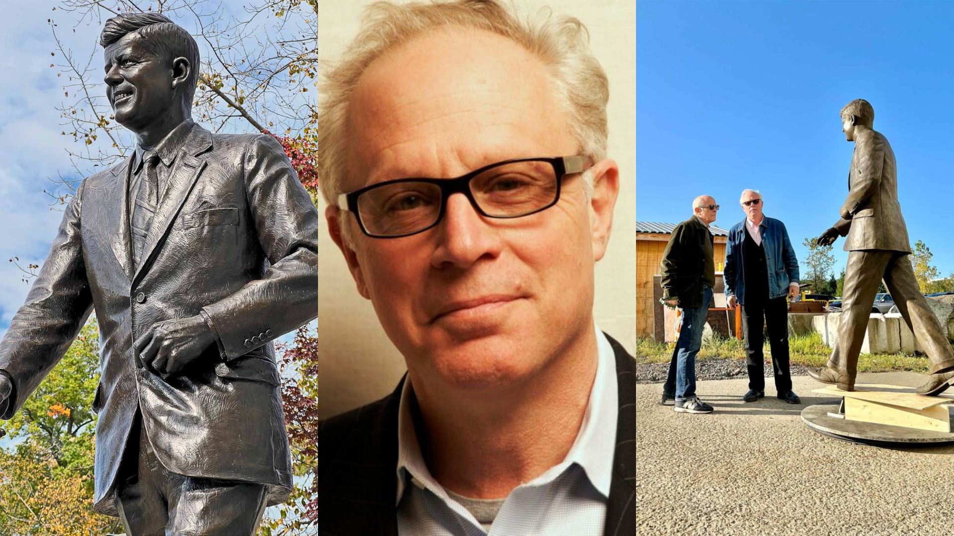 Ivan Schwartz and his JFK sculpture