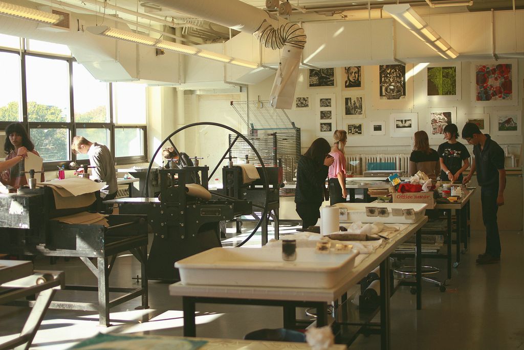 Printmaking Studios College of Fine Arts