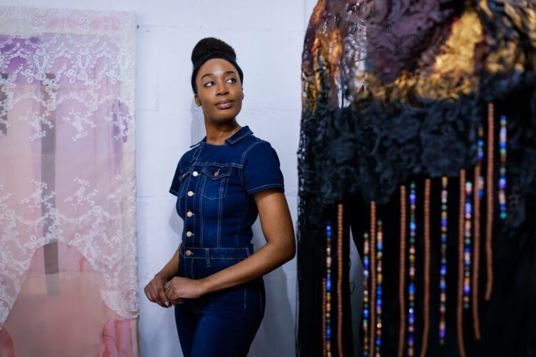 Linda Obobaifo, an MFA Painting student at Boston University