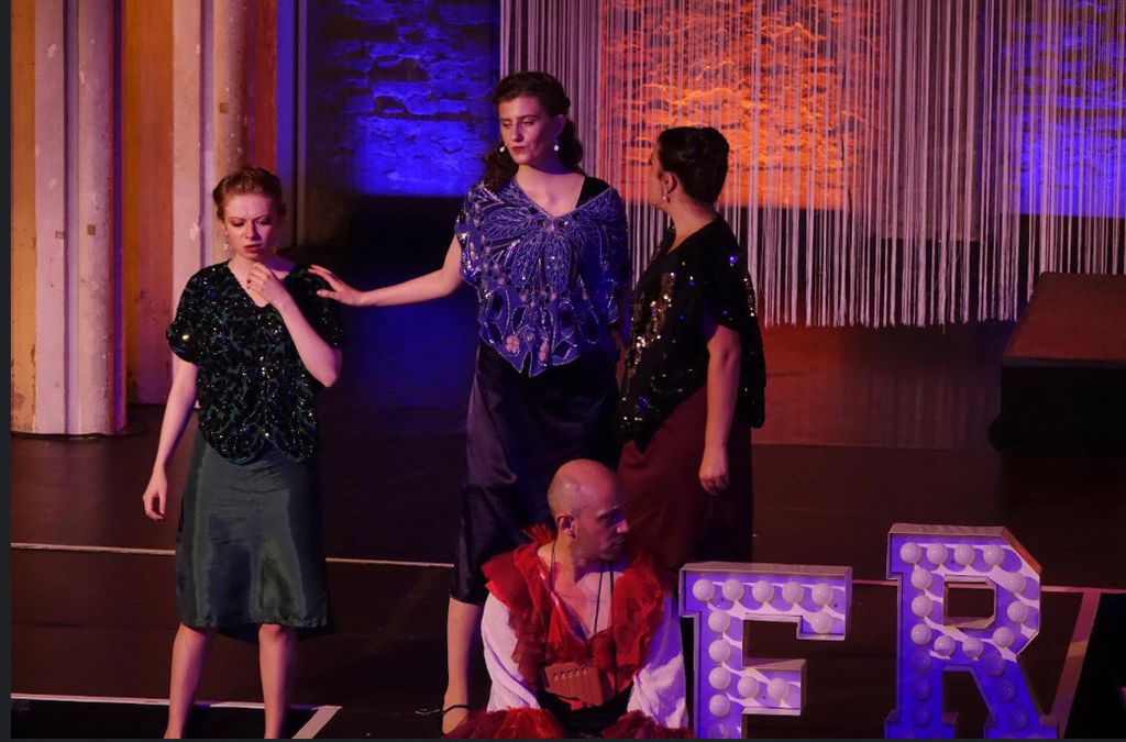 Opera performers on stage in Berlin, Germany as part of Berlin Opera Academy's Summer Young Artist Program
