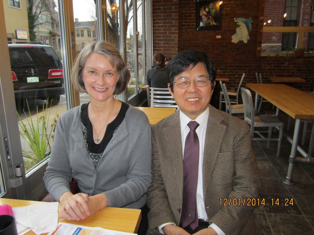 Dana Robert visit with Myung Soo Park