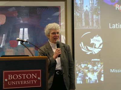 Margaret Guider speaks on church-state relations