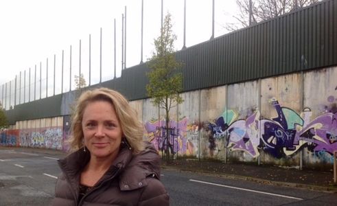 Tyler visits the Peace Wall in West Belfast