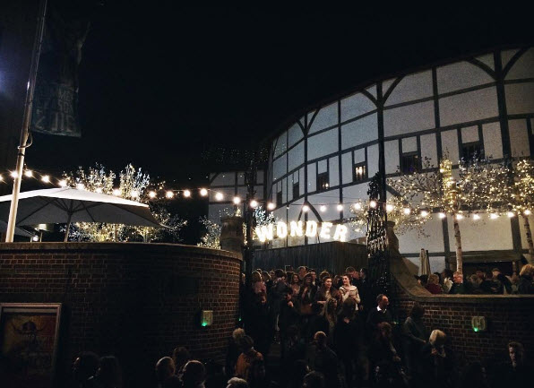 The famous Shakespeare's Globe theater. Photo by Madeline Foley.
