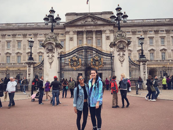 A visit to Buckingham Palace. Photo by Anika Dhar.