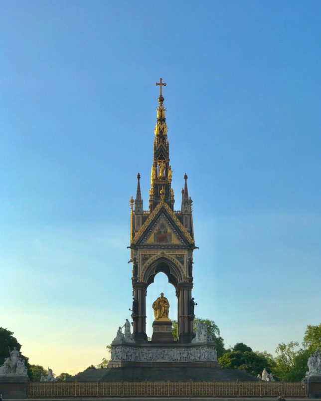 The Albert Memorial in Kensington Gardens. Photo by Adam Lazarchik.