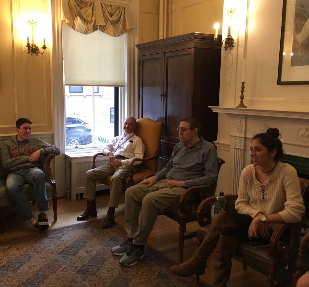 CGS students and Hale House residents discuss Dickens