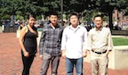 Liu Research Group Prof. Liu (left) with Callie Sae Her (Researcher); Heng Zong (4th yr graduate student); and Weng Hu (2nd yr graduate student)