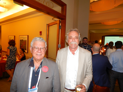 Department Chair Larry Zielgler and BU Alum and past ACS President Bassaam Shakashiri