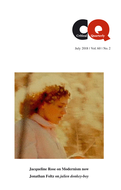 Critical Quarterly Journal Cover