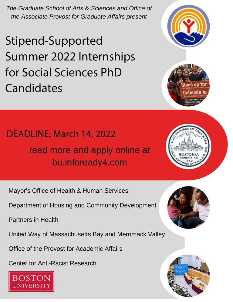 PhD Summer Internships in Social Sciences Program Announced Information Session on February 25