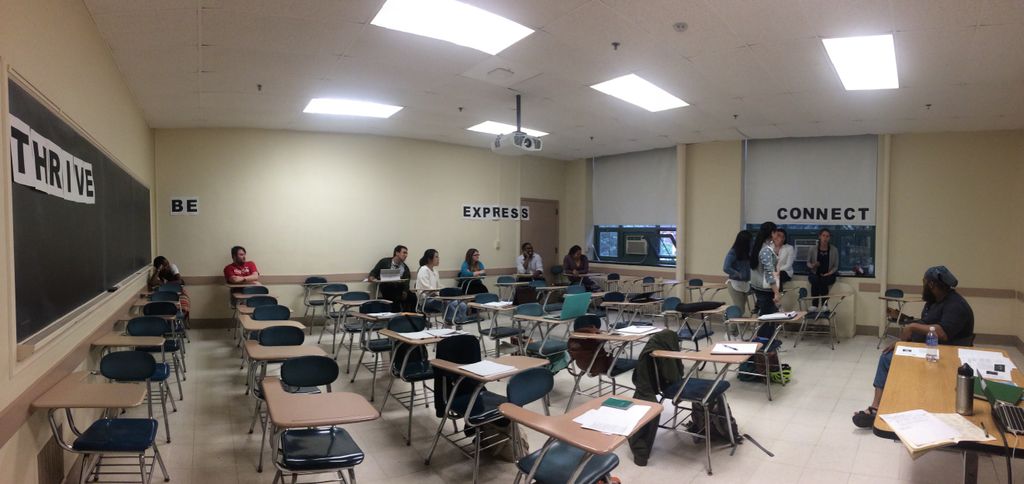 UA 580 students join spatial sectors of thrive, be, express, and connect