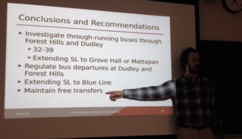 Dumas stresses maintaining free transfers between MBTA lines