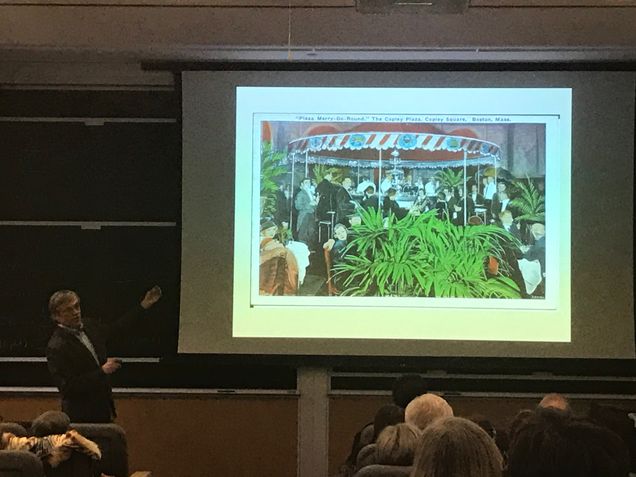 Professor O’Connell chronicles Boston’s extensive and largely unknown culinary past for the BU Wine and Food Program’s Pepin Lectures Series.