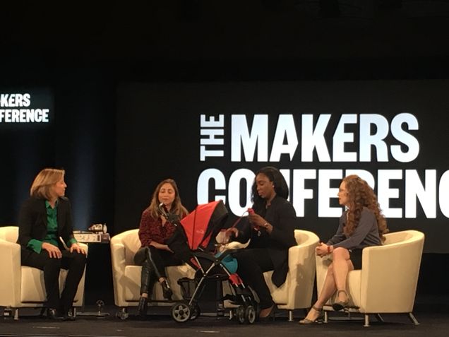 From left: Megan Smith, Ayah Bdeir, Jessica O Matthews and Justine Cassell