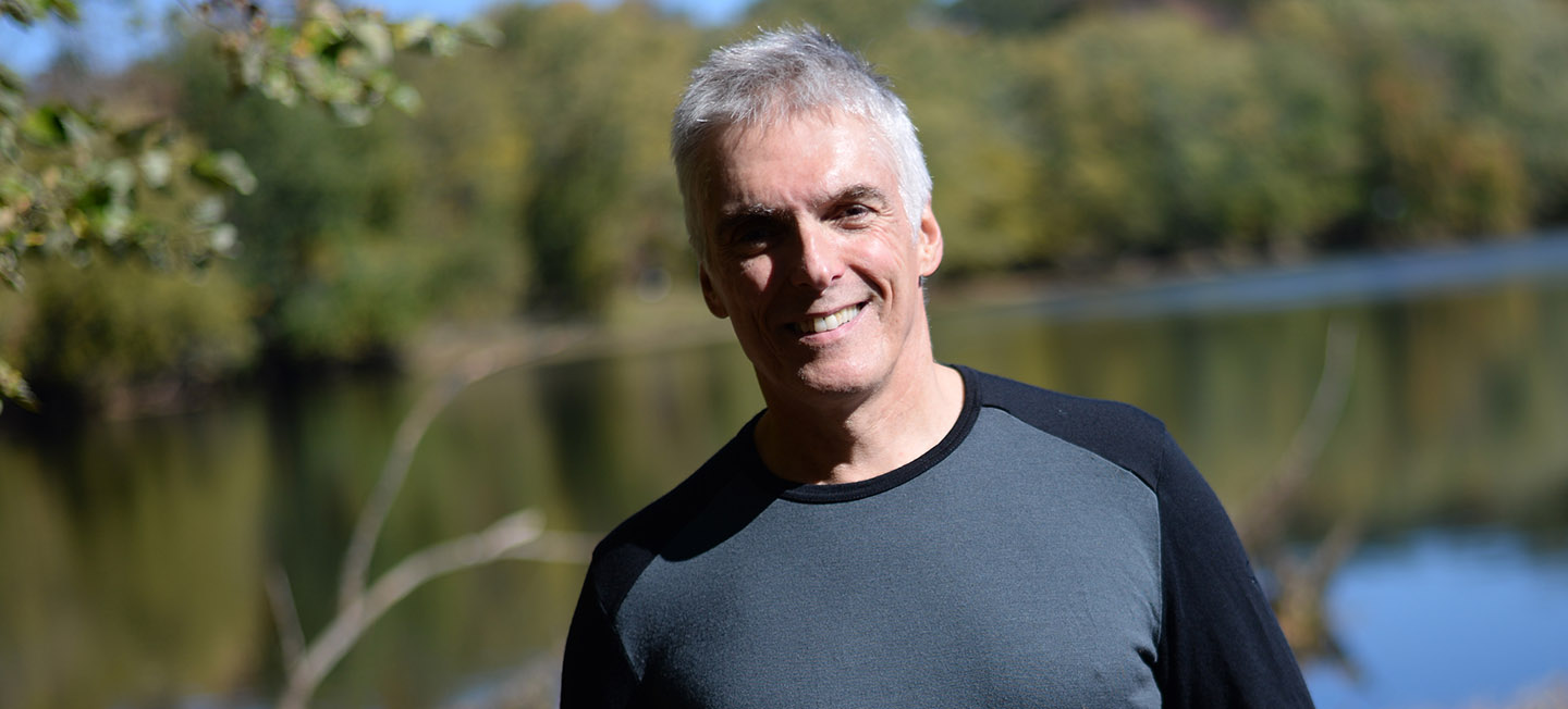 Jay Atkinson portrait outdoors.