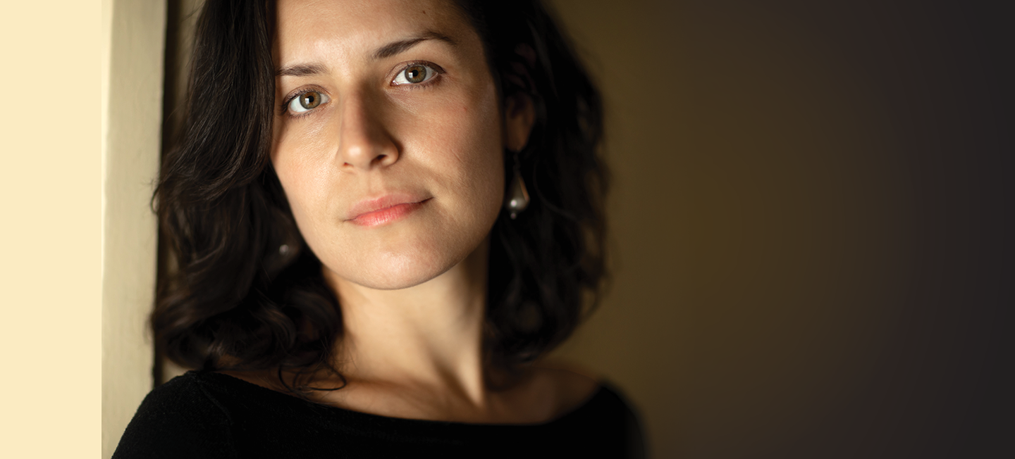 Pulitzer Fellow Sofie Isenberg (’21) wrote 5,200 words on religion and mental health during the pandemic. Photo by John Livzey.