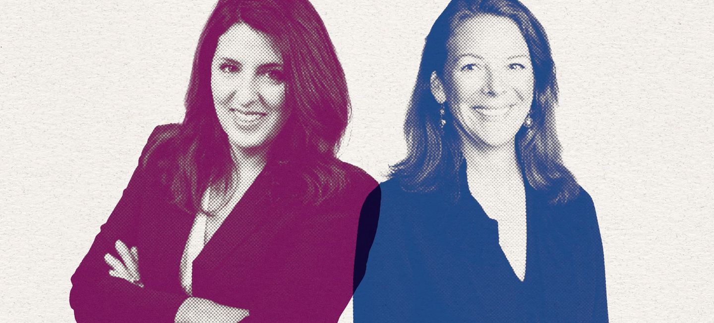 Amy Shanler and Lisa Borden composite photo-illustration.