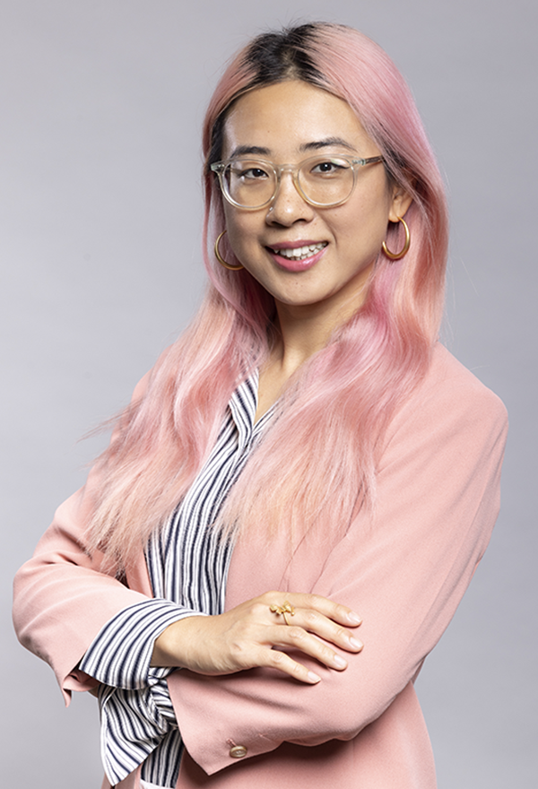 A smiling headshot of April Yue.