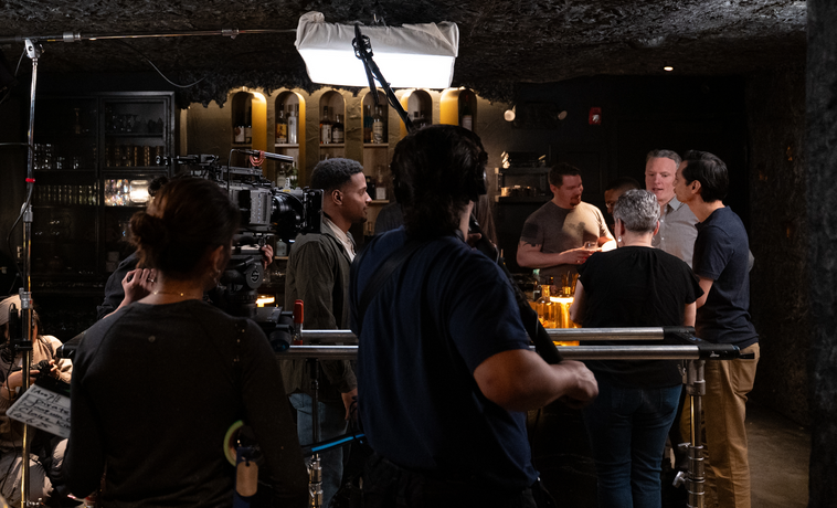 Behind the scenes on Pirates film