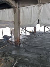 Concrete pour at CILSE