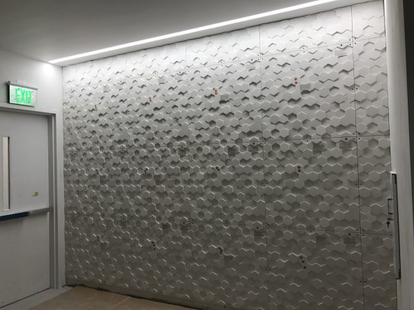 4th Floor West Elevator Lobby Decorative Wall Panel