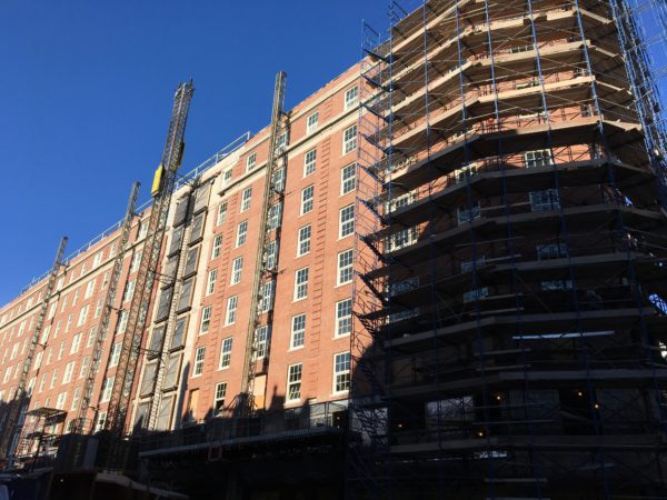 Myles Standish Hall - Construction Activity - 12/2/17 to 12/8/17