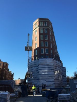 Myles Standish Hall - Construction Activity - 12/23/17 -12/29/17