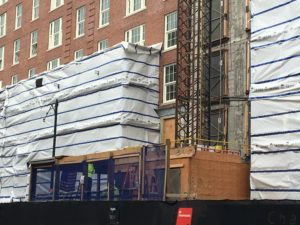 Myles Standish Hall - Construction Activity - For 2/17/18 to 2/23/18