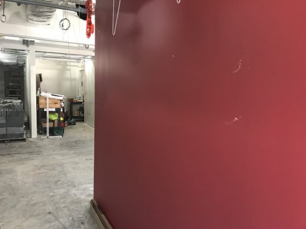 First-floor walls get some color! Painting has begun