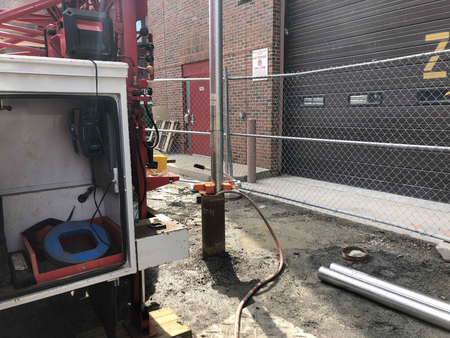 High Performance Geothermal Exchange piping install at GT-11