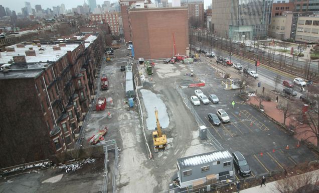Site view from the west