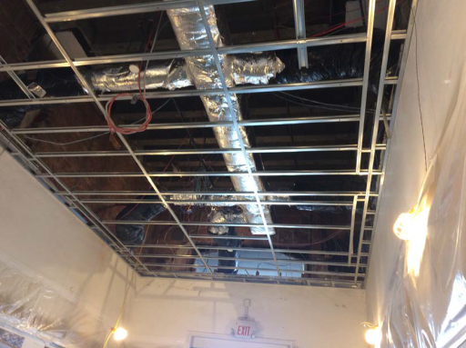 Hard Ceiling Framing at the Comm Ave Entry is in place.