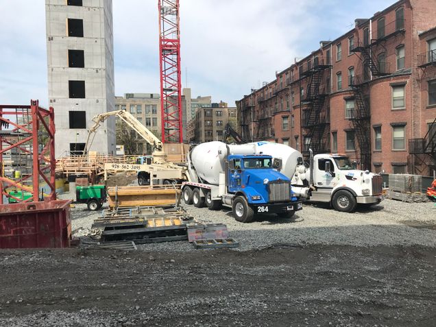 Final concrete placement at the towers core!