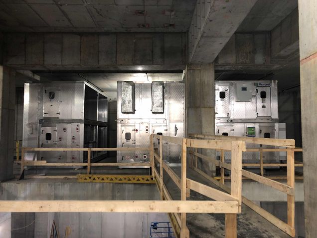 Installing air handling units