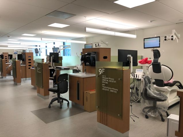 Progress on the new sixth-floor patient treatment stations